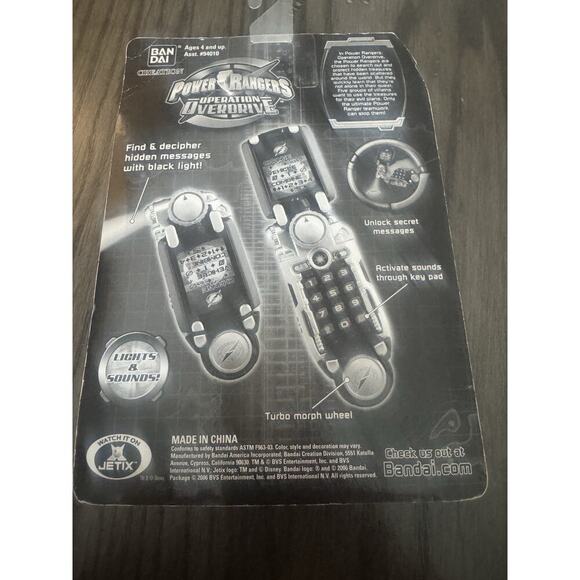 POWER RANGERS OPERATION OVERDRIVE BLUE BATTLE SUIT POWER RANGER 2006 NEW - Picture 5 of 5